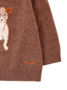 Maglione per neonati Bonpoint in cashmere con motivo ricamato - Rubino Kids