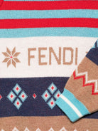 Maglione per neonati Fendi Kids multicolore con stampa all - over - Rubino Kids