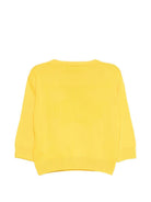 Maglione per neonati Moschino Kids gialli con Teddy ricamato sul davanti - Rubino Kids