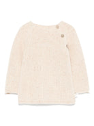 Maglione per neonati Paz Rodriguez beige con effetto mélange - Rubino Kids