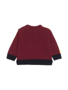 Maglione per neonato ETRO KIDS bordeaux con motivo Pegaso - Rubino Kids