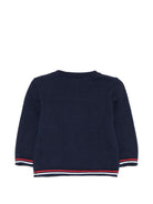 Maglione per neonato Tartine Et Chocolat blu con ricamo badminton - Rubino Kids