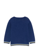 Maglione per neonato Tartine Et Chocolat blu con ricamo surfeur - Rubino Kids