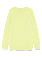 Maglione pesante per bambino Paolo Pecora Kids giallo con girocollo - Rubino Kids