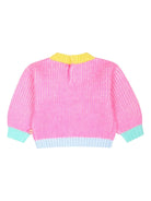 Maglione rosa per neonato con design color - block Billieblush - Rubino Kids