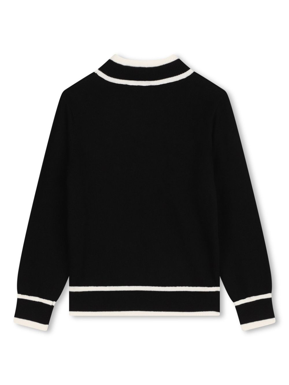 Maglione Signature a collo alto per bambina Karl Lagerfeld Kids con design pull on - Rubino Kids