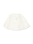 Mantella per bambina Self - Portrait Kids bianco a fiori - Rubino Kids