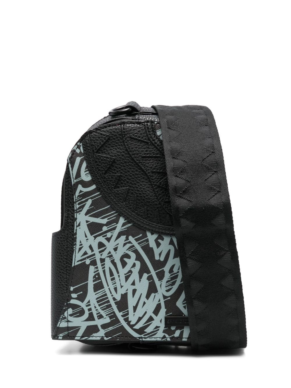 Marsupio con stampa graffiti per bambino sprayground kid nero con tracolla regolabile - Rubino Kids