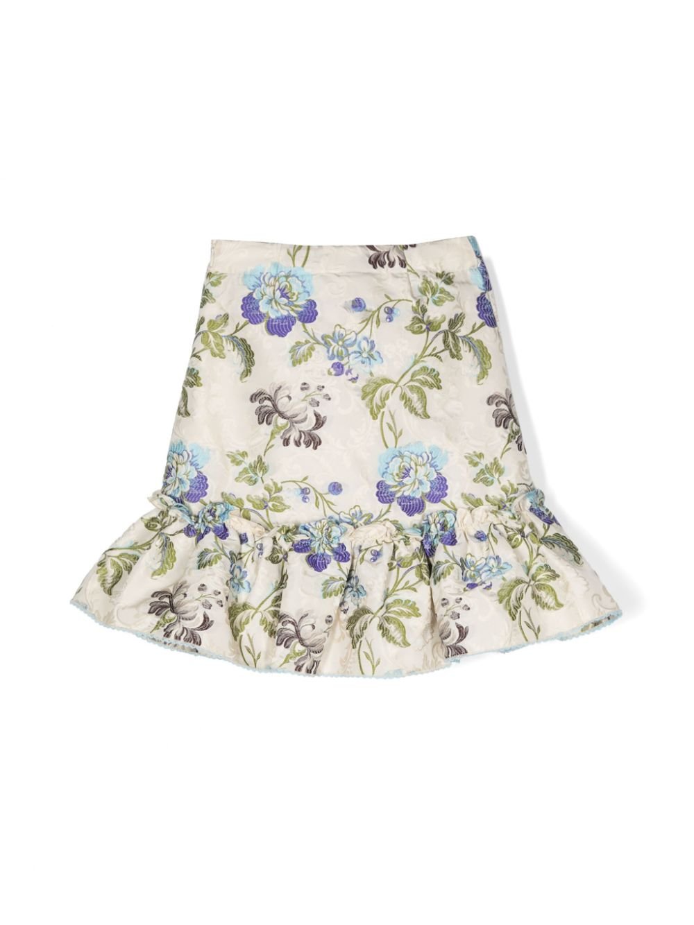 Minigonna a fiori jacquard - Rubino Kids