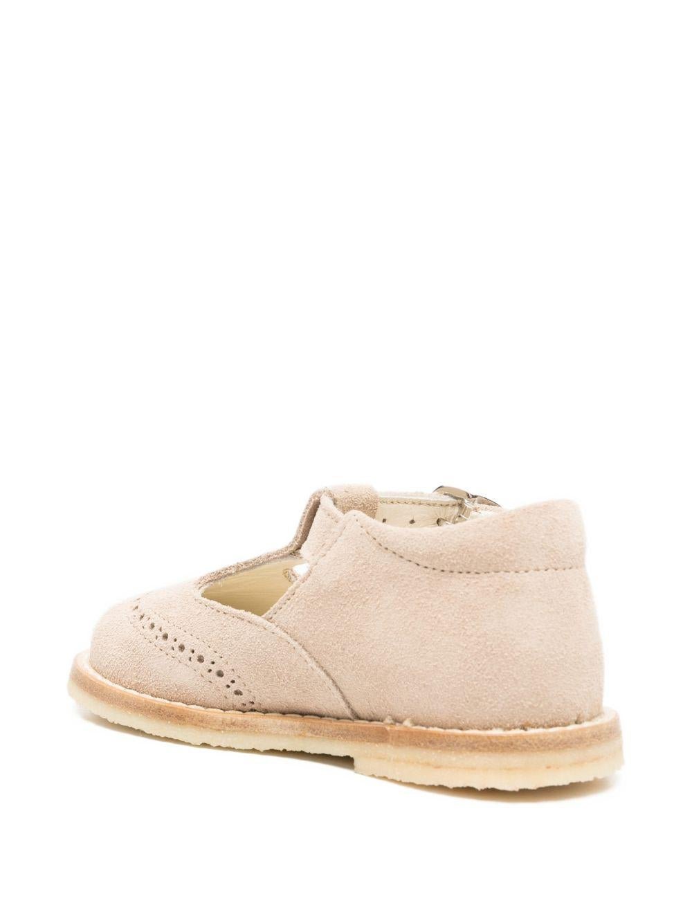 Mocassini per bambino Bonpoint beige con logo ciliegia - Rubino Kids