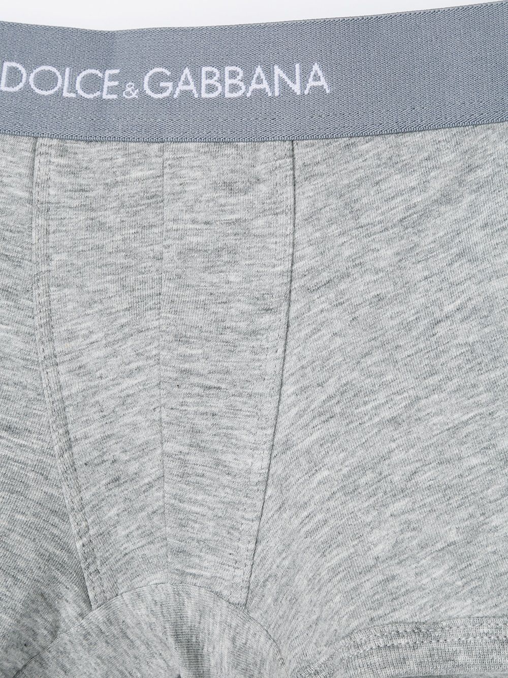 Mutande per bambino Dolce & Gabbana Kids grigio con logo sull'elastico - Rubino Kids