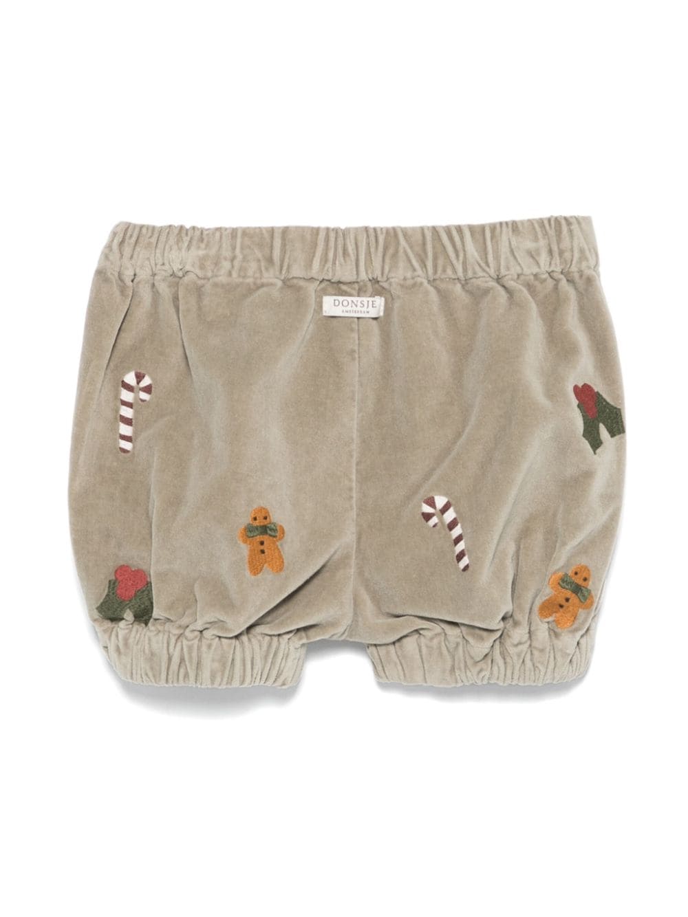 Pantaloncini Azizie per neonato Donsje grigio con elastico in vita - Rubino Kids