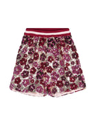 Pantaloncini decorati con paillettes - Rubino Kids