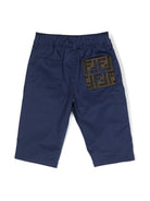 Pantalone con patch logo - Rubino Kids