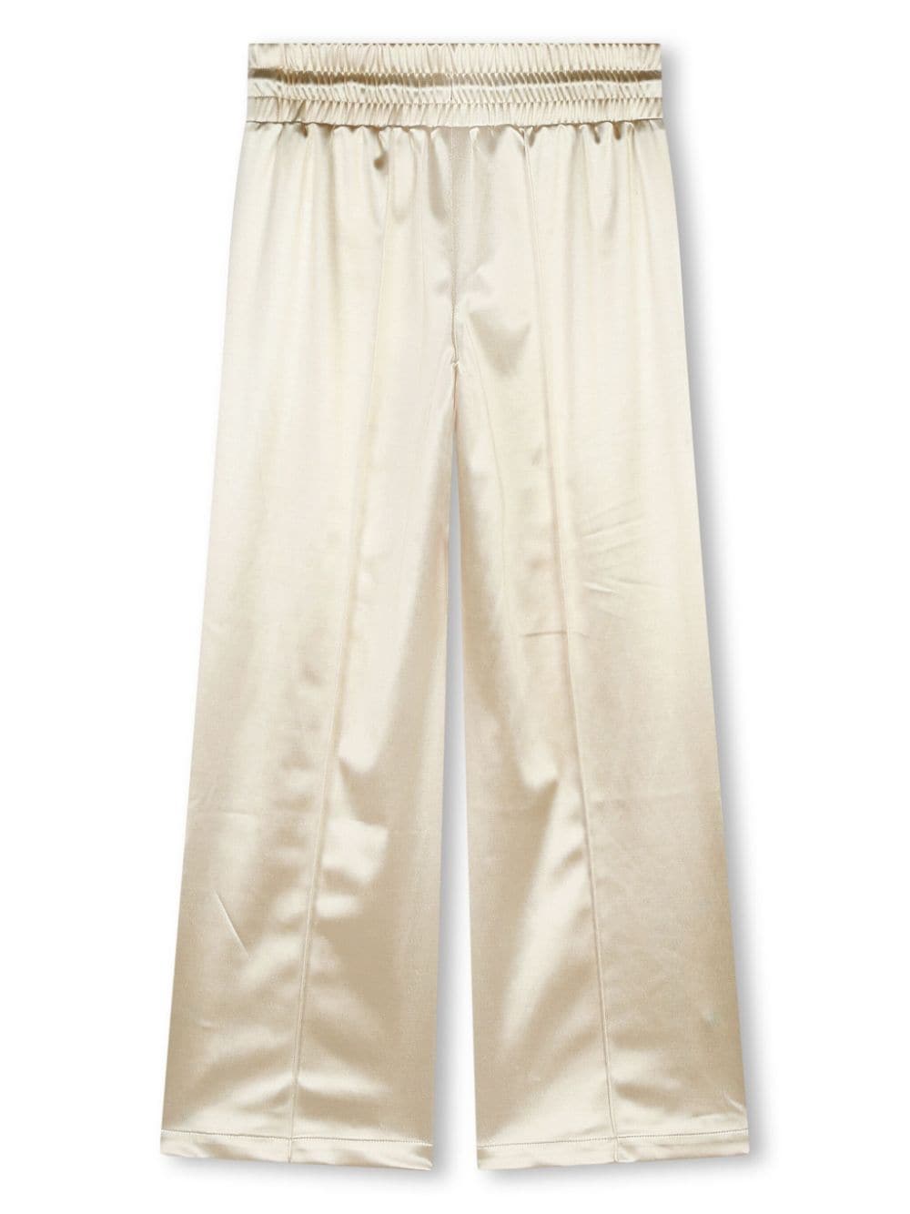 Pantaloni a gamba ampia per bambina Dkny Kids oro con vita elasticizzata - Rubino Kids