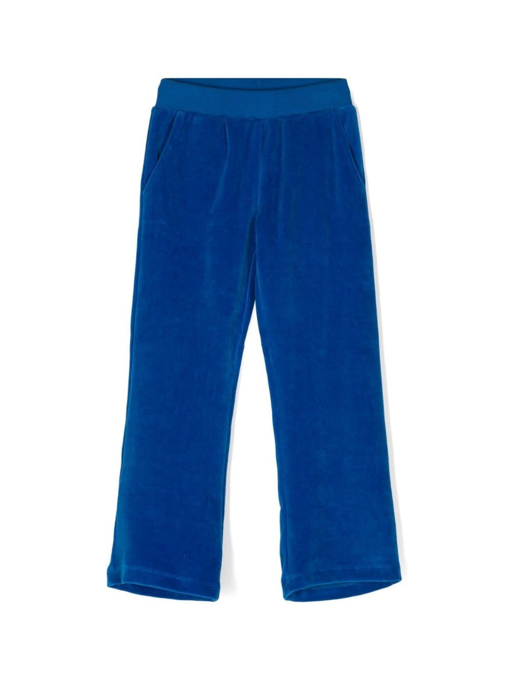 Pantaloni Adoria per bambina Molo blu con effetto vellutato - Rubino Kids