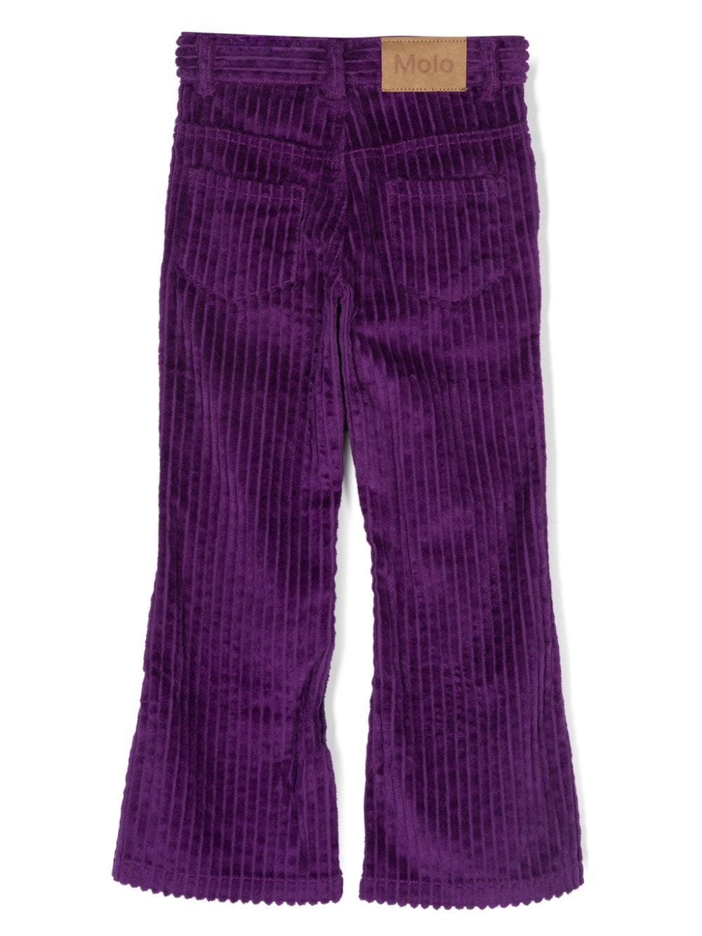 Pantaloni Aida per bambina Molo viola con chiusura con bottoni - Rubino Kids