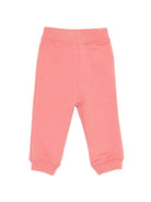 Pantaloni Bram sportivi per neonata Bonpoint rosa con ricamo logo - Rubino Kids