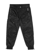 pantaloni cargo con logo ricamato - Rubino Kids