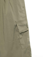 Pantaloni cargo per bambino Paolo Pecora Kids verde con tasche abbottonate - Rubino Kids