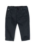 Pantaloni chino in twill con gamba affusolata - Rubino Kids