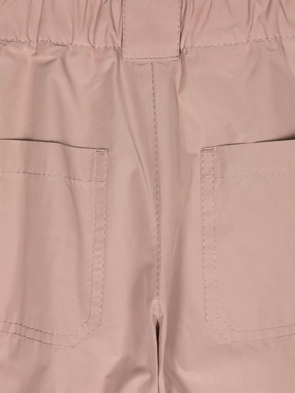 Pantaloni con dettaglio Monili per bambina Brunello Cucinelli Kids rosa con tasca diagonale laterale - Rubino Kids