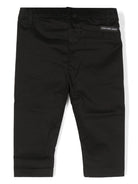 Pantaloni con logo ricamato - Rubino Kids