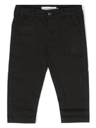 Pantaloni con logo ricamato - Rubino Kids