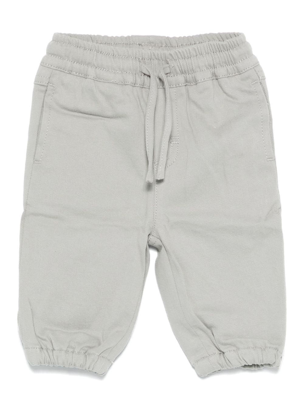 Pantaloni con logo - toppa per neonato Stella McCartney Kids grigio con elastico in vita - Rubino Kids