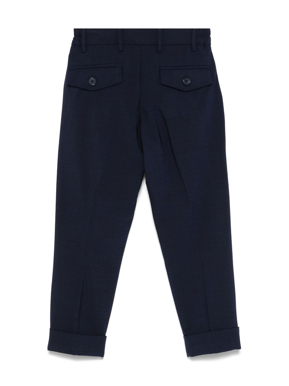 Pantaloni con piega per bambino Fay Kids blu con gancio e zip - Rubino Kids