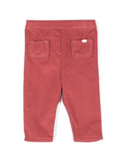 Pantaloni con placca logo - Rubino Kids