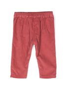 Pantaloni con placca logo - Rubino Kids