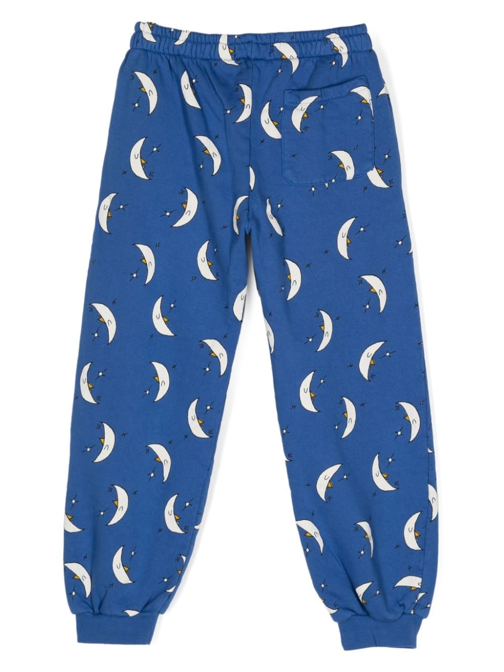 Pantaloni con stampa lunare per bambino Bobo Choses blu con gamba affusolata - Rubino Kids