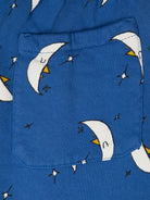 Pantaloni con stampa lunare per bambino Bobo Choses blu con gamba affusolata - Rubino Kids