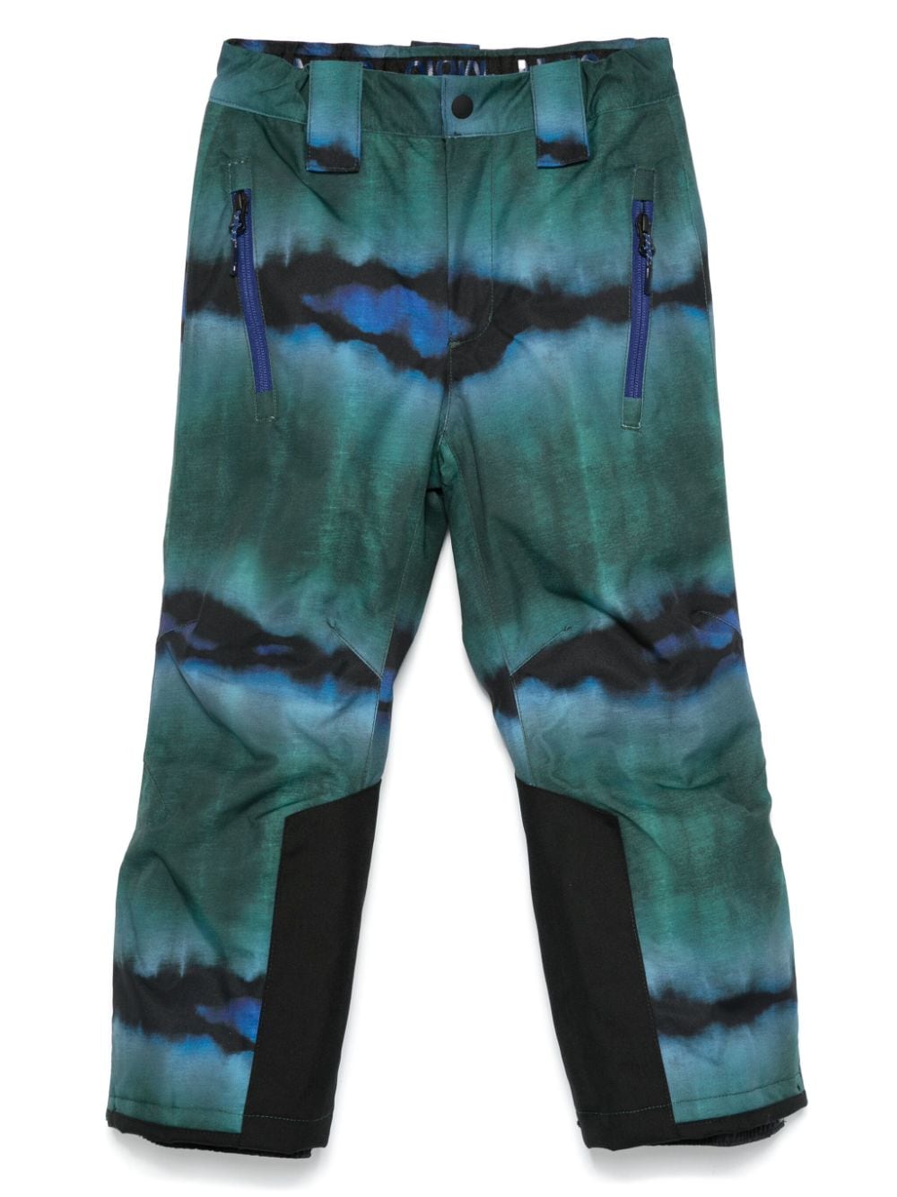 Pantaloni da sci per bambino Molo Jump Pro verde impermeabile e antivento - Rubino Kids