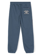 Pantaloni da tuta a righe a contrasto per bambino Tommy Hilfiger Junior blu con elastico in vita - Rubino Kids