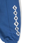 Pantaloni da tuta Diamonds per neonato Bobo Choses blu con cuciture a vista - Rubino Kids