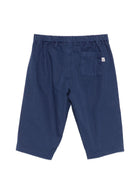 Pantaloni Dandy per neonato Bonpoint blu con vita elasticizzata - Rubino Kids
