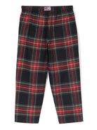 Pantaloni del pigiama con coulisse a quadri tartan - Rubino Kids