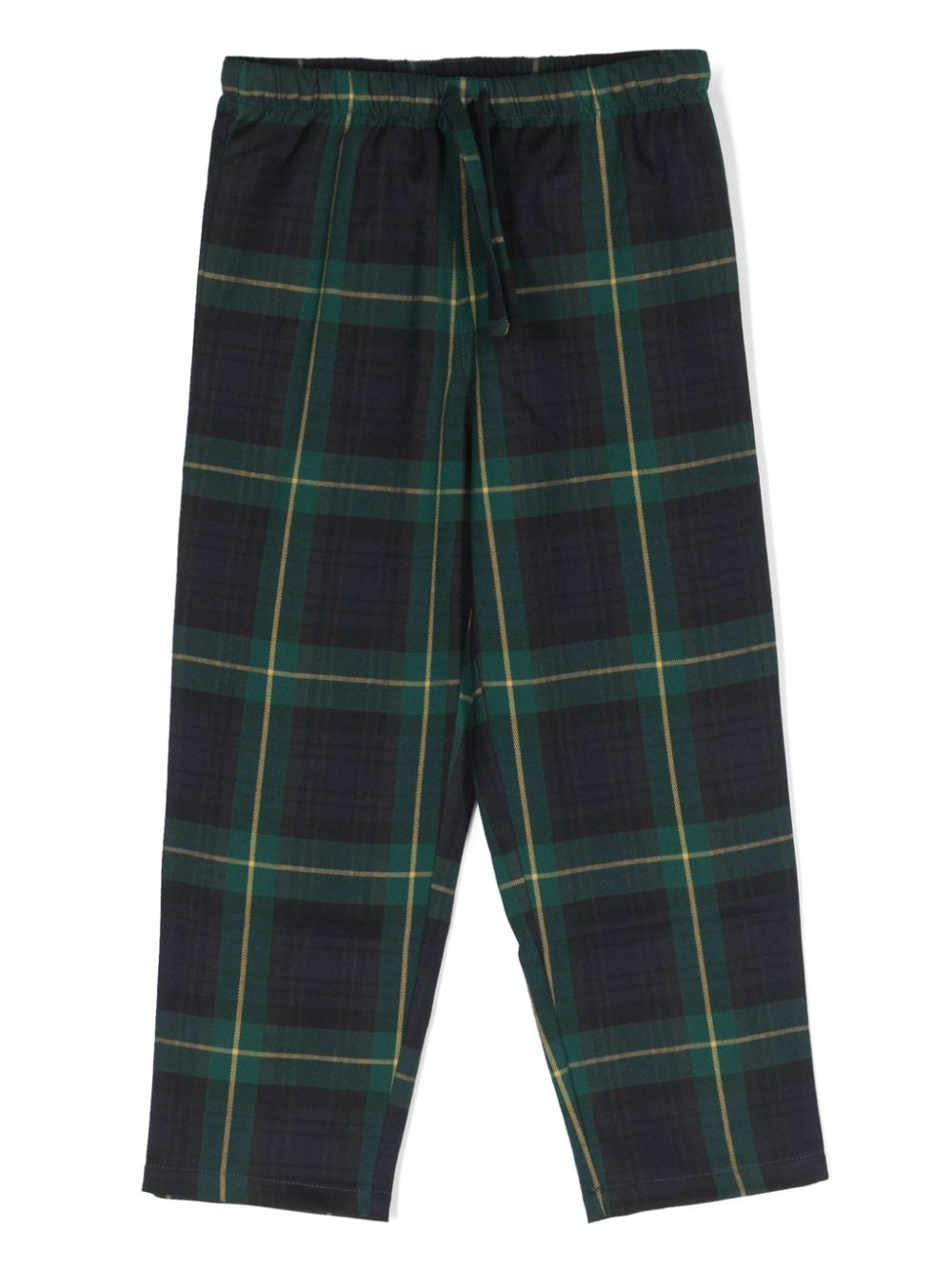 Pantaloni del pigiama con coulisse a quadri tartan - Rubino Kids