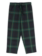 Pantaloni del pigiama con coulisse a quadri tartan - Rubino Kids