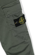 Pantaloni dritti con motivo Compass - Rubino Kids