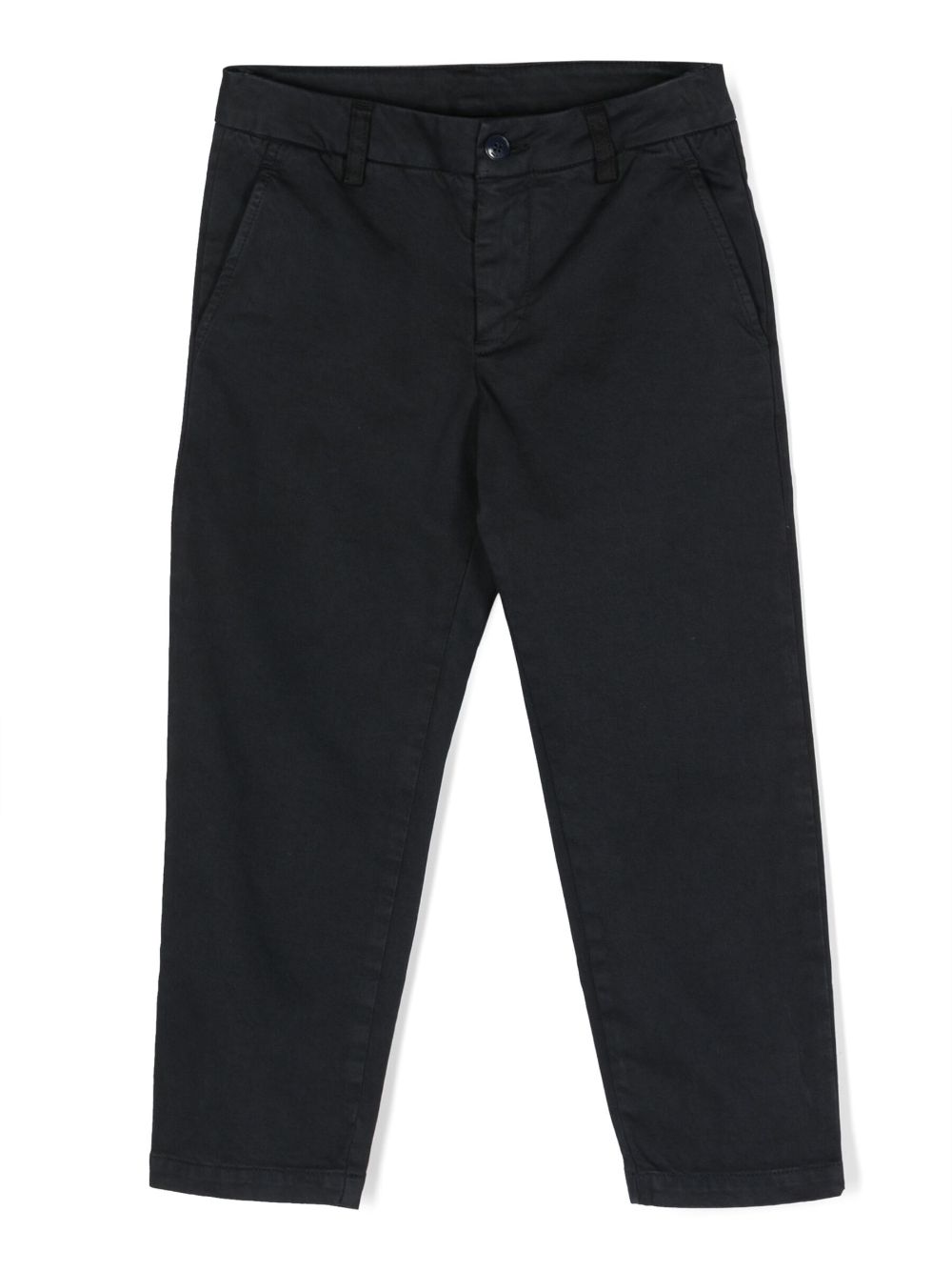 Pantaloni dritti con placca logo - Rubino Kids