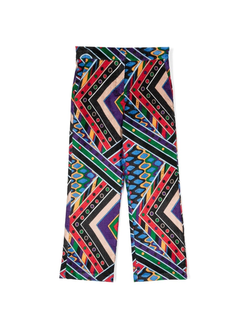 Pantaloni dritti con stampa grafica - Rubino Kids