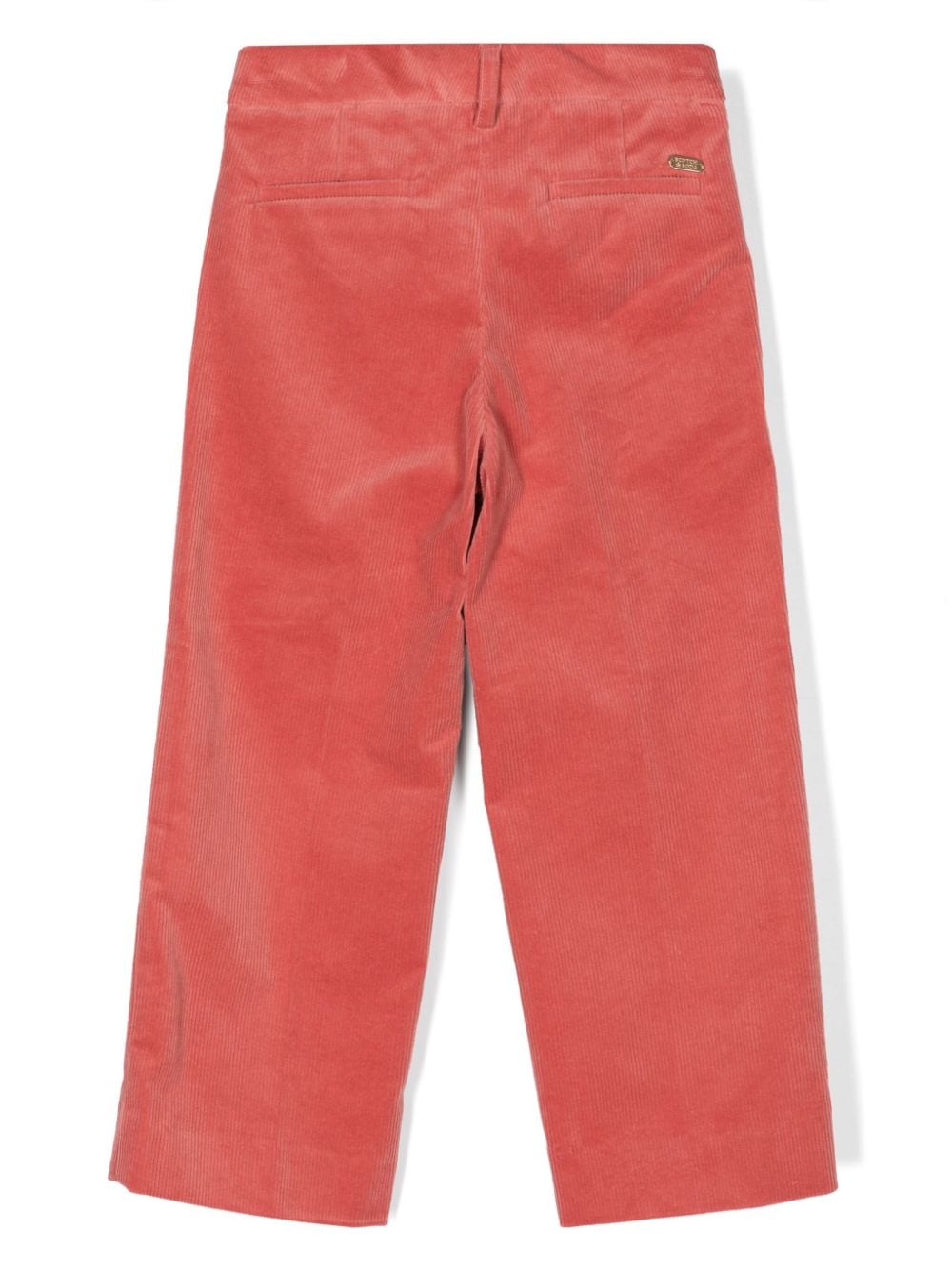 Pantaloni dritti per bambina Scotch & Soda rosa con passanti - Rubino Kids