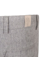 Pantaloni dritti per bambino Eleventy Kids grigio con tasche cargo - Rubino Kids