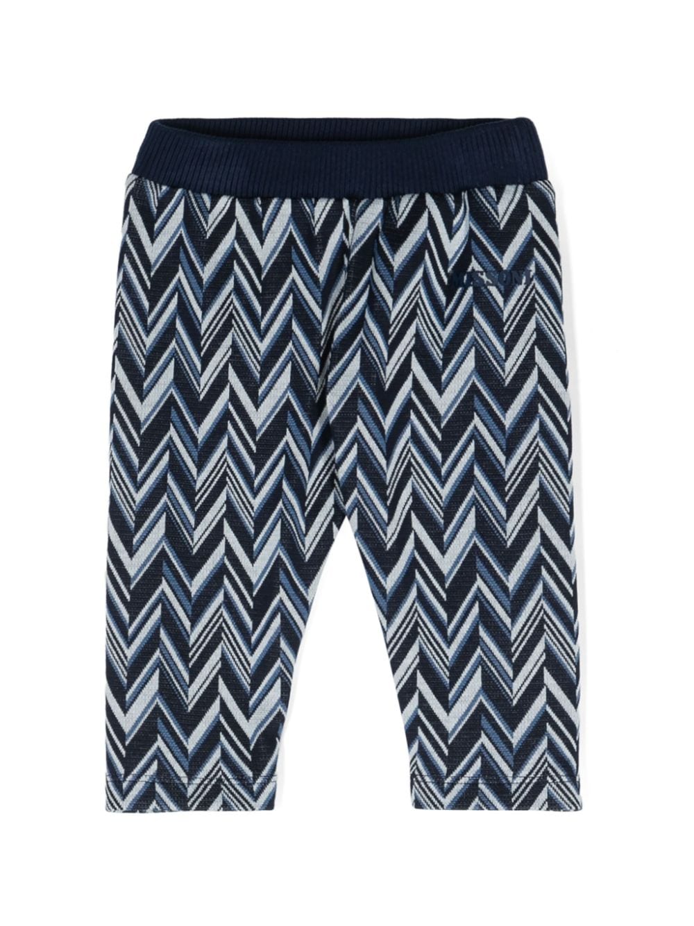 Pantaloni in maglia lavorata a zigzag - Rubino Kids