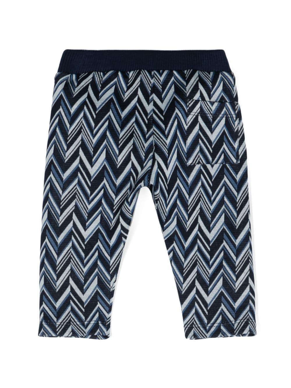 Pantaloni in maglia lavorata a zigzag - Rubino Kids