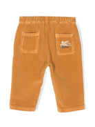 Pantaloni Pegaso per neonato ETRO KIDS beige con effetto vellutato - Rubino Kids