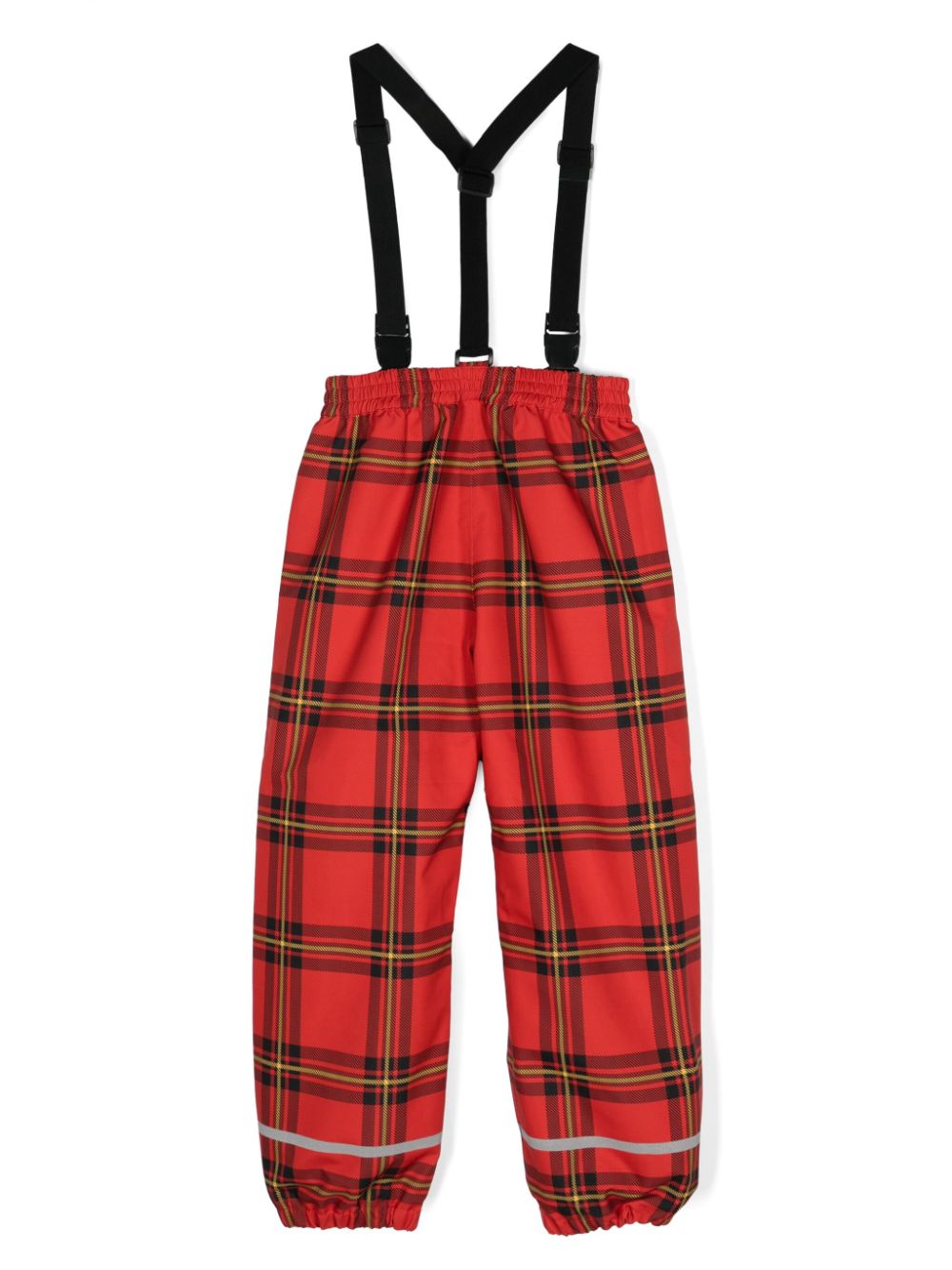 Pantaloni per bambina Mini Rodini Edelweiss rosso con motivo a quadri tartan - Rubino Kids